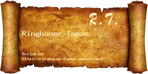 Ringbauer Tamás névjegykártya
